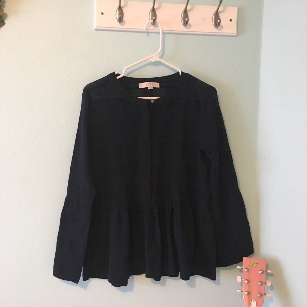 Loft Peplum Blouse